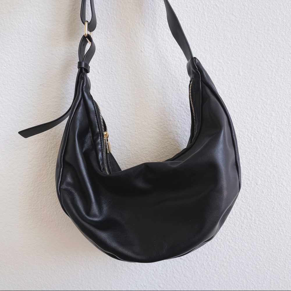 Faux Leather Sling Bag